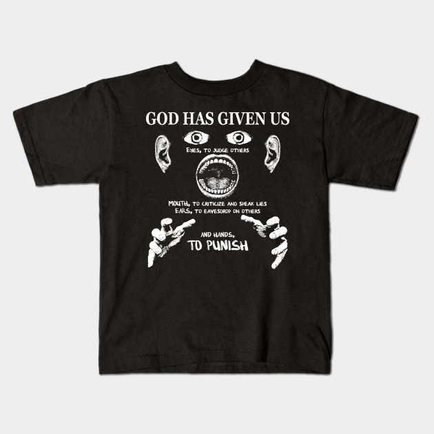 GOD HAS GIVEN US Kids T-Shirt by giovanniiiii